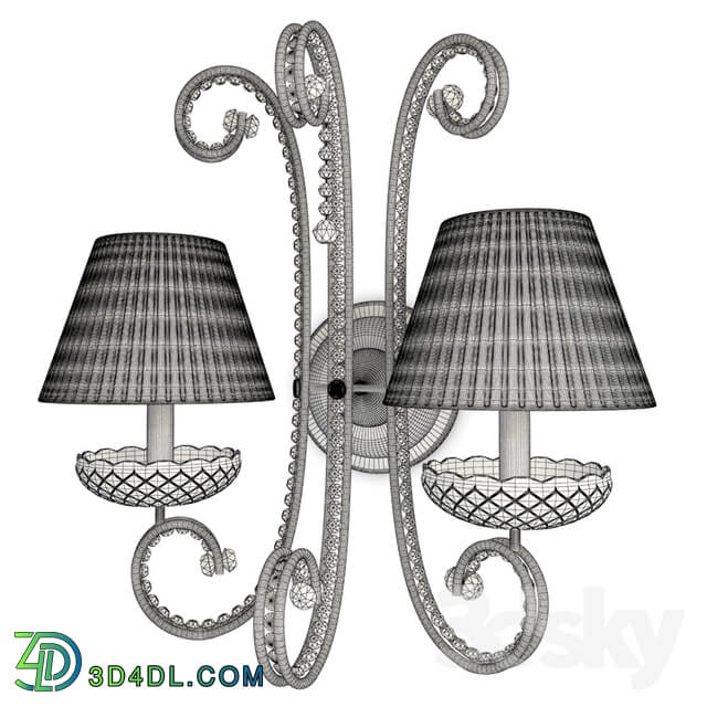 Wall light - Crystal_Baroque_Wall_Lamp