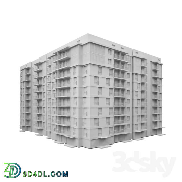 Building - apartment house v02