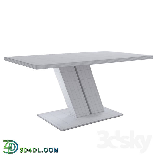 Table - Table Capri oak with metal stand