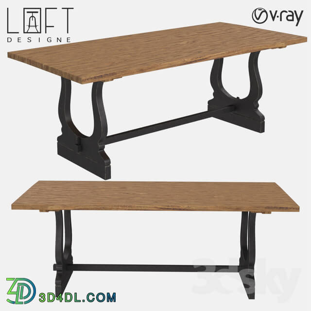 Table - LoftDesigne 6850 model table