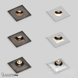 Spot light - Concrete Recessed Lamps v2 