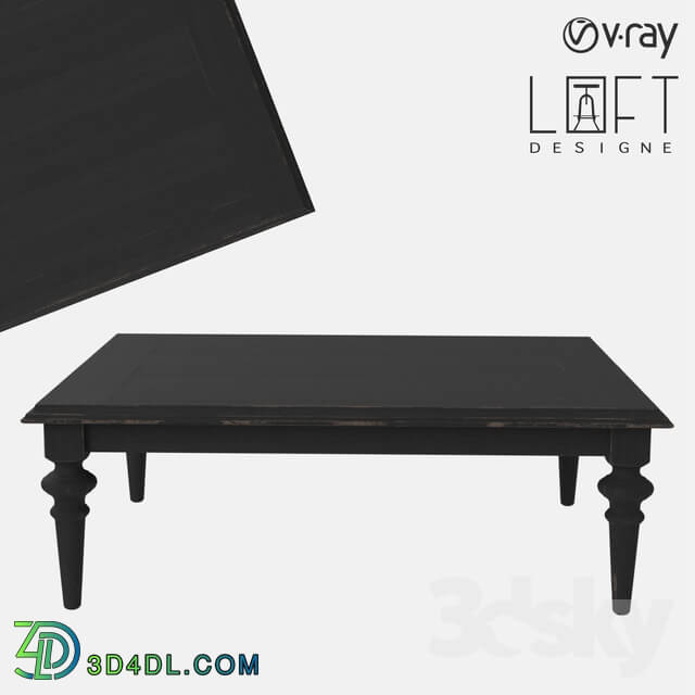 Table - Coffee table LoftDesigne 10798 model