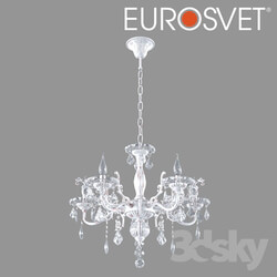 Ceiling light - OM Chandelier with tinted crystal Eurosvet 3281_5 Elisha 