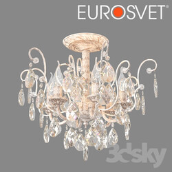 Ceiling light - OM Chandelier with crystal Eurosvet 10022_6 Rosita 