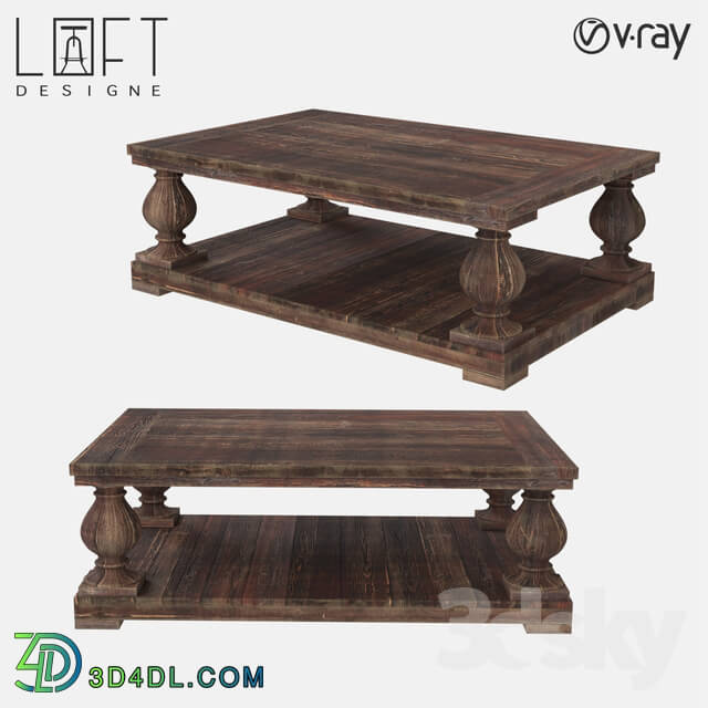 Table - Coffee table LoftDesigne 10795 model