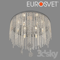 Ceiling light - OM Ceiling chandelier with crystal Eurosvet 10083_6 Flower 