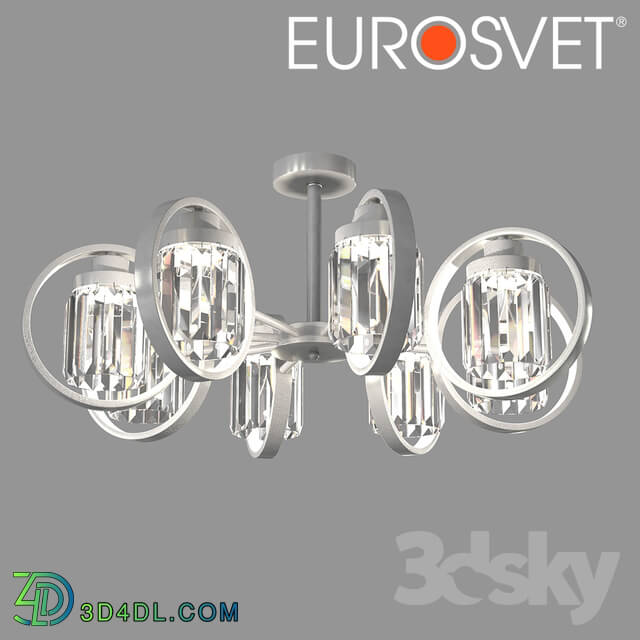 Ceiling light - OM Ceiling chandelier with crystal Eurosvet 10095_8 Loraine