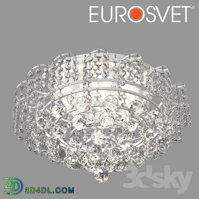 Ceiling light - OM Ceiling chandelier with crystal Eurosvet 16017_9 Charm
