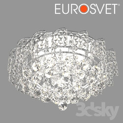 Ceiling light - OM Ceiling Chandelier with Crystal Eurosvet 16017_9 Charm Chrome 