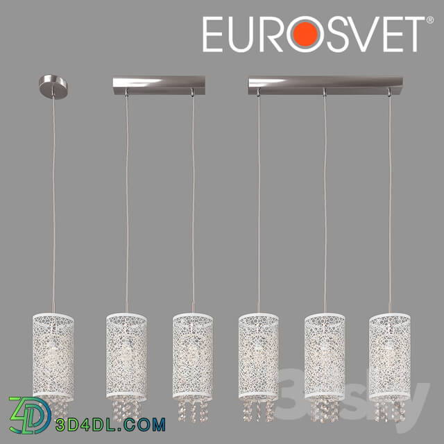 Ceiling light - OM Crystal pendant lamp Eurosvet 1181 Laguna