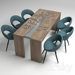 Table _ Chair - Dining table 