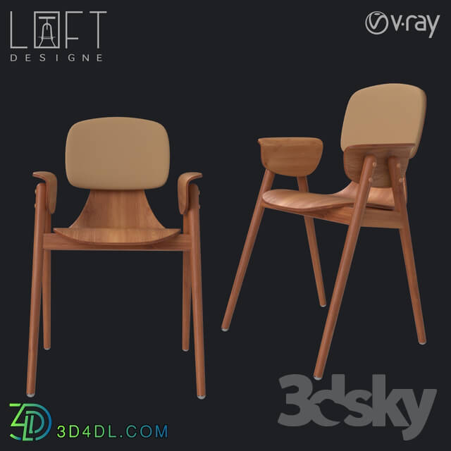 Chair - Chair LoftDesigne 1432 model