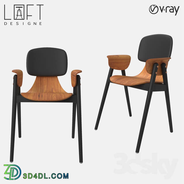 Chair - Chair LoftDesigne 1433 model