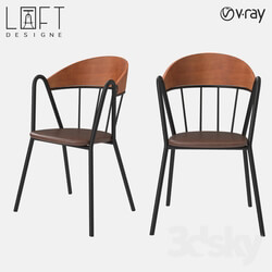 Chair - Chair LoftDesigne 30116 model 