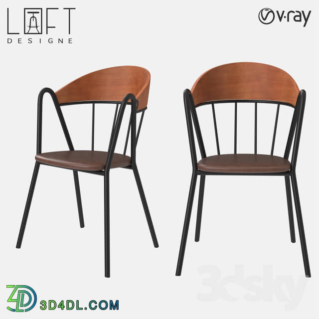 Chair - Chair LoftDesigne 30116 model