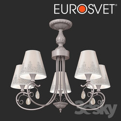 Ceiling light - OM Classic chandelier with lampshade Eurosvet 60069_5 Incanto 