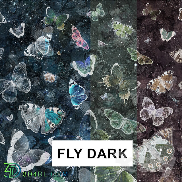 Wall covering - factura _ Fly dark