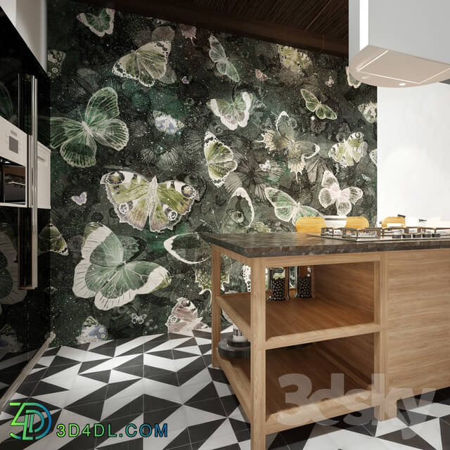 Wall covering - factura _ Fly dark