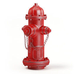 CGaxis Vol113 (01) red fire hydrant 