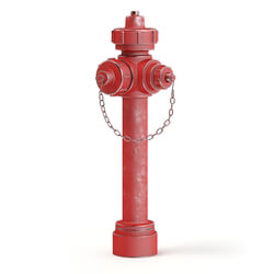 CGaxis Vol113 (02) red fire hydrant 