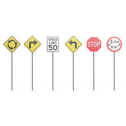 CGaxis Vol113 (14) traffic signs 