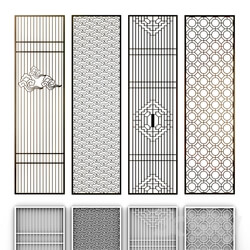 Other decorative objects - Four decorative partitions 