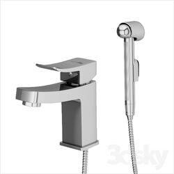 Faucet - Aller 1068 Washbasin faucet with hygienic watering can 