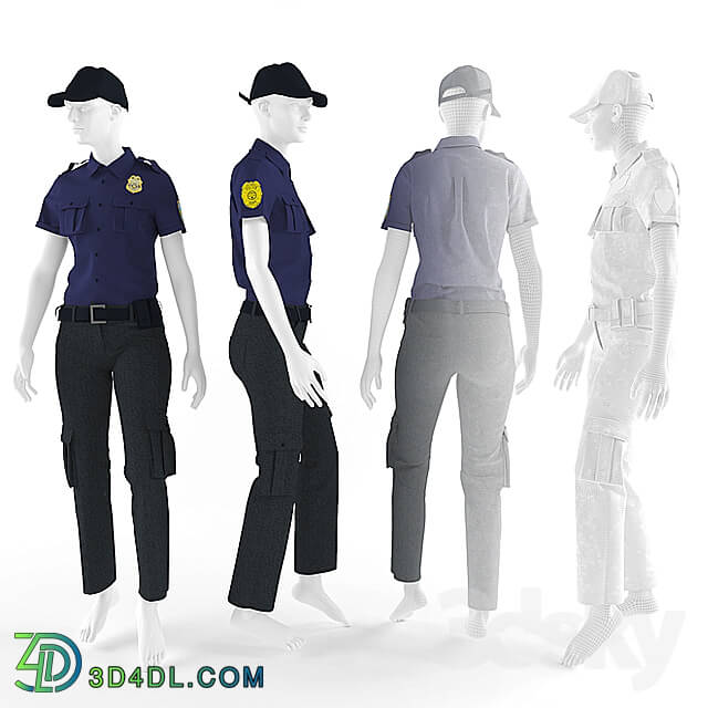 Clothes and shoes - Police Officer Uniform