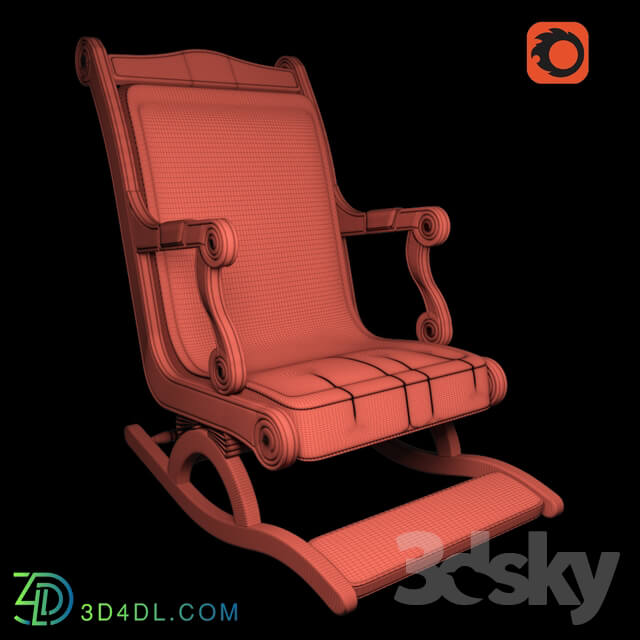 Arm chair - rocking chair