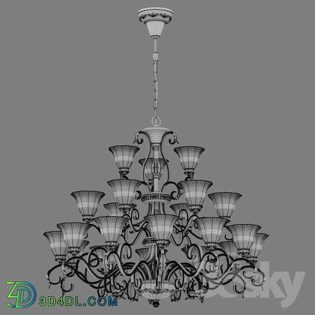 Ceiling light - CHIARO VERSAILLE 254019421