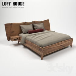 Bed - Bed with headboard 