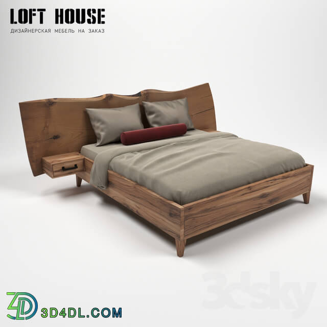 Bed - Bed with headboard