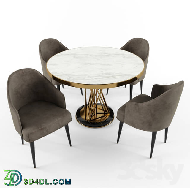 Table _ Chair - Any home set