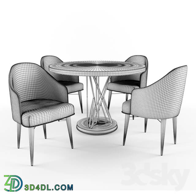 Table _ Chair - Any home set