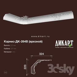 Decorative plaster - www.dikart.ru Dk-264V 220Hx324mm 30.8.2019 