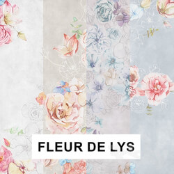 Wall covering - factura _ FLEUR DE LYS 