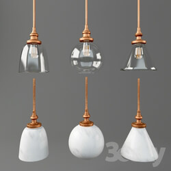 Ceiling light - copper light 