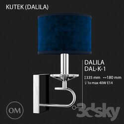 Wall light - KUTEK DALILA DAL-K-1 
