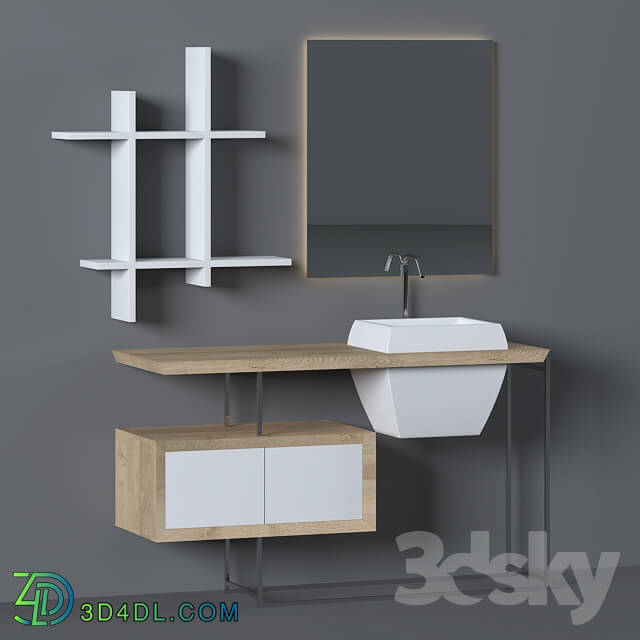 Bathroom furniture - Bathroom Furniture Set- 17 _ Subo