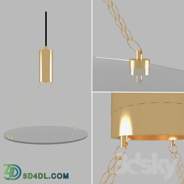 Ceiling light - Pendant lamp Post Modern