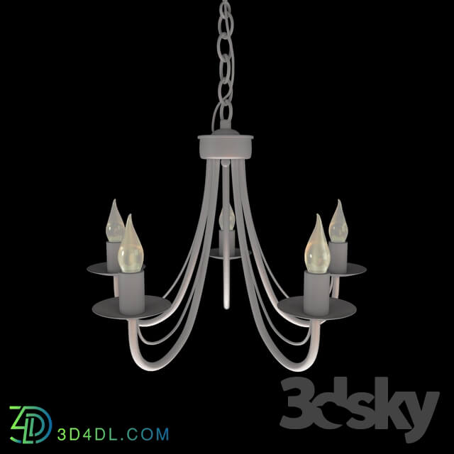 Ceiling light - Chandelier Linda 5xE14x60 W