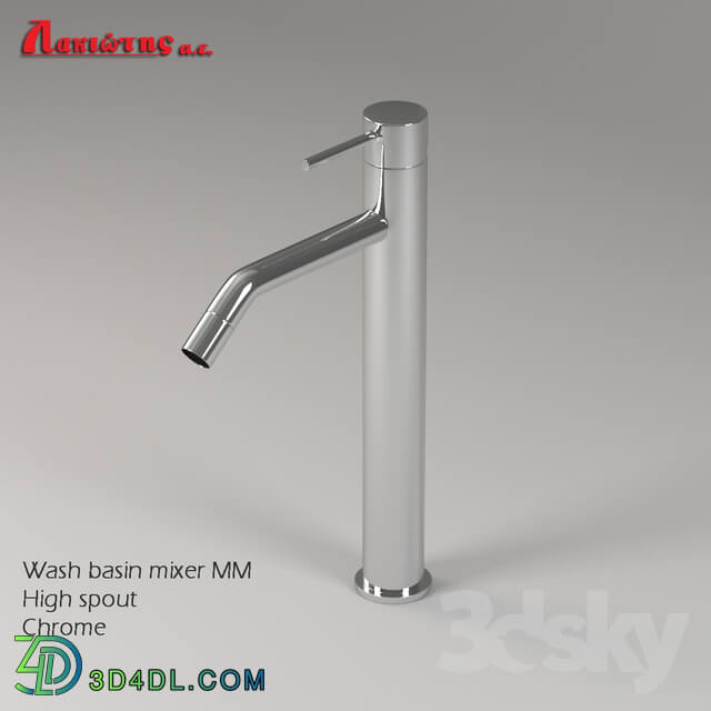 Faucet - Wash basin mixer MM CHROME HIGH SPOUT