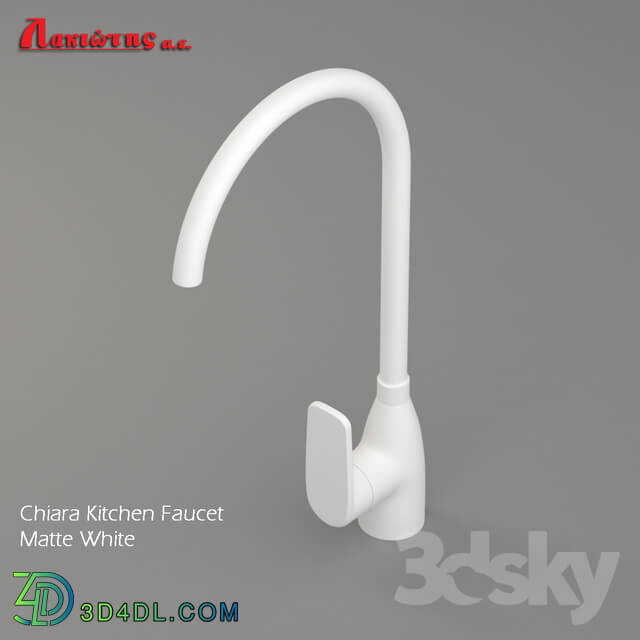 Faucet - Kitchen faucet CHIARA WHITE MATTE