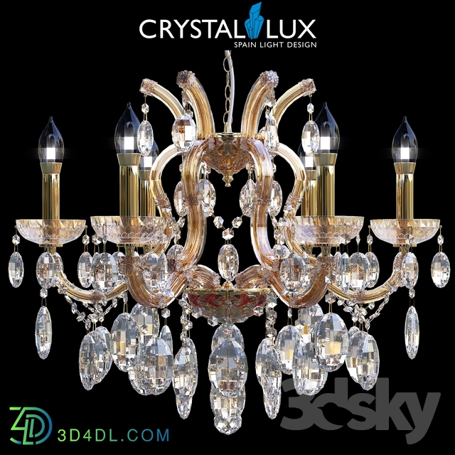 Ceiling light - Hollywood SP6 Gold