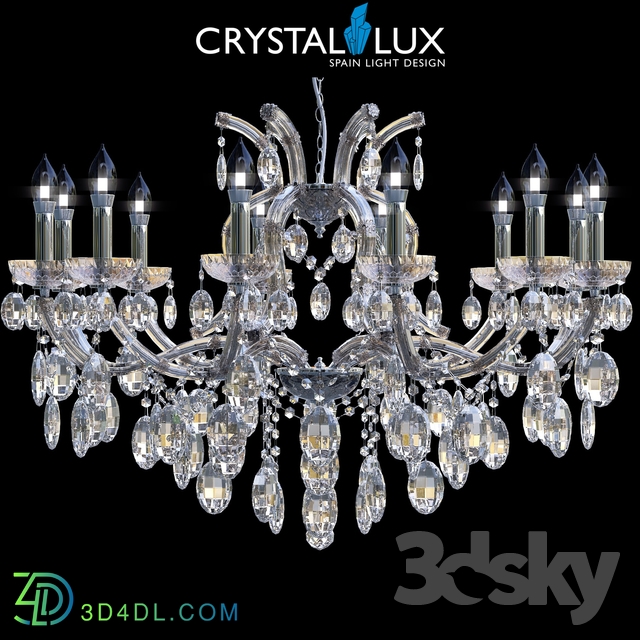 Ceiling light - Hollywood SP12 Chrome