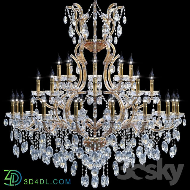 Ceiling light - Hollywood SP16 _ 8 _ 8 Gold