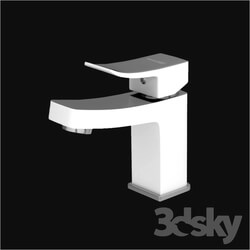 Faucet - Aller 1063WHITE Washbasin faucet_OM 