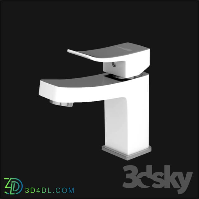 Faucet - Aller 1063WHITE Washbasin faucet_OM