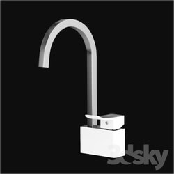 Faucet - Aller 1067WHITE Kitchen faucet_OM 