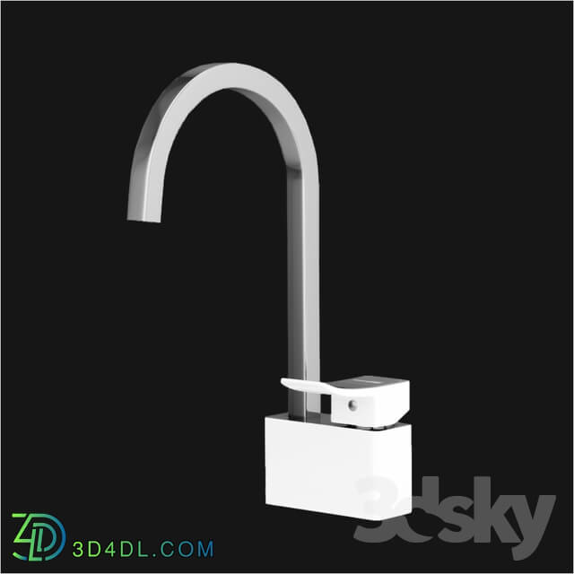 Faucet - Aller 1067WHITE Kitchen faucet_OM